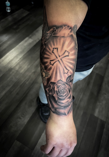Explore ariana grande tattoo ideas, creative tattoo ideas in Silver City, available at Independent Ink Tattoo