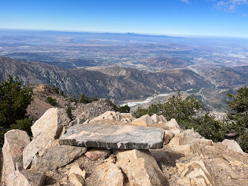 Flat Stone Bench, San Bernardino Peak Trail
