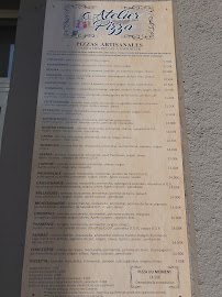 Menu / carte de Pizzeria La Toscane à Millau