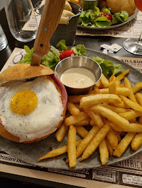 Œuf au plat du Restaurant L'Estaminet du Ferrailleur à Hénin-Beaumont - n°1