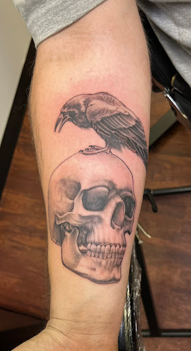 Explore nirvana tattoo ideas, creative tattoo ideas in Tallahassee, available at Jess Piercing and Ink