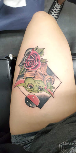 Explore tattoo ideas with color, creative tattoo ideas in Zephyrhills, available at Lions Den Tattoo Company