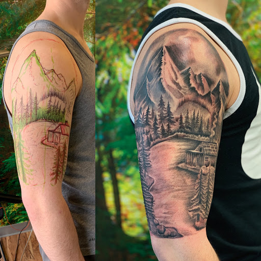 Tattoo Shop «The Wanderlust Tattoo», reviews and photos, 5915 Norwich Ave N, Oak Park Heights, MN 55082, USA