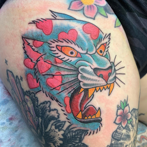 Explore aztec sleeve tattoo ideas, creative tattoo ideas in Dallas, available at Cedar Springs Tattoo & Piercing