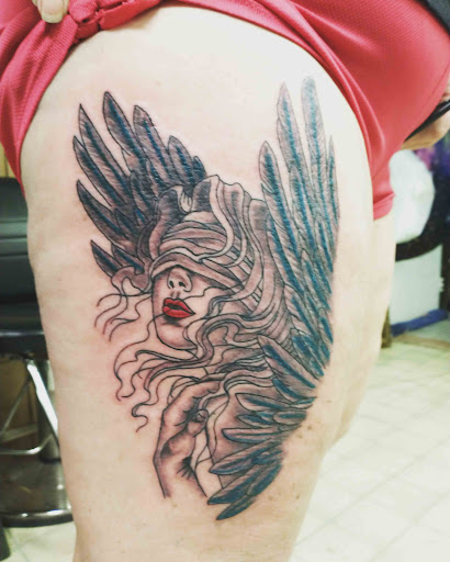 Explore female arm tattoos ideas, creative tattoo ideas in Carbondale, available at MsCandyTattoo