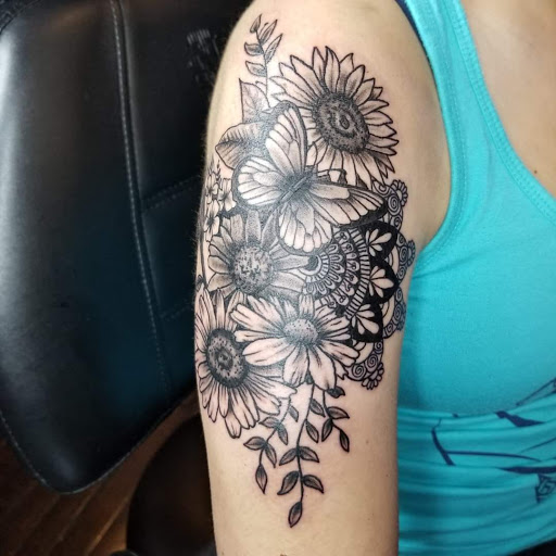 Explore long tattoo ideas, creative tattoo ideas in Waterloo, available at Friki Tiki Tattoo and Gallery