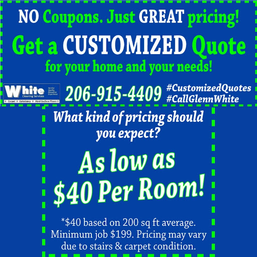 Carpet Cleaning Service «White Cleaning Services», reviews and photos, 17837 1st Avenue South, Normandy Park, WA 98148, USA