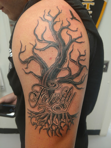 Explore day of the dead tattoos ideas, creative tattoo ideas in Marietta, available at Monkeys Uncle Tattoo