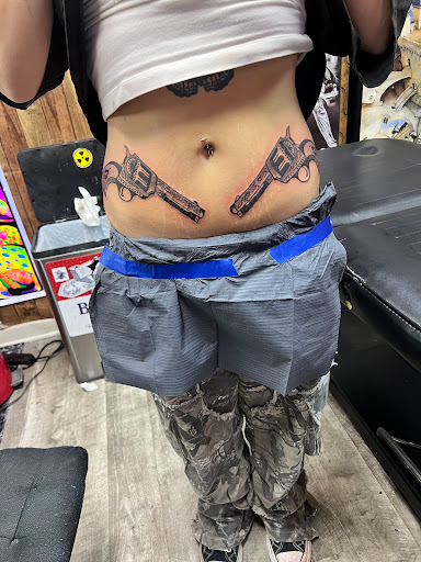 Explore bingo tattoo ideas, creative tattoo ideas in Linn Creek, available at Hillard Skillard Tattoos, LLC.