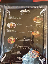 Sahmeran à Colmar menu