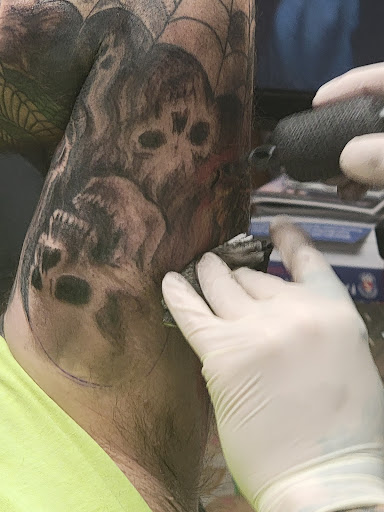 Explore musical tattoo ideas, creative tattoo ideas in Cicero, available at Skin Funk Tattoo