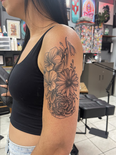 Explore foot tattoo ideas for female, creative tattoo ideas in Spring, available at Late Nite Tattoos