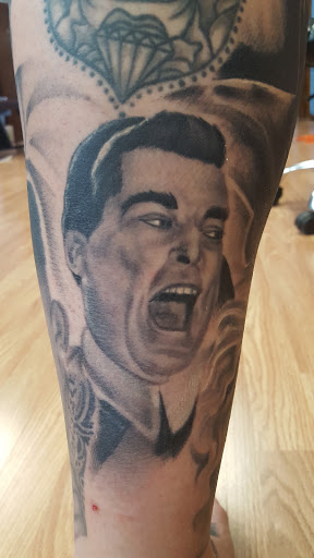 Explore cinderella tattoo ideas, creative tattoo ideas in Wheeling, available at SPFX Tattoo