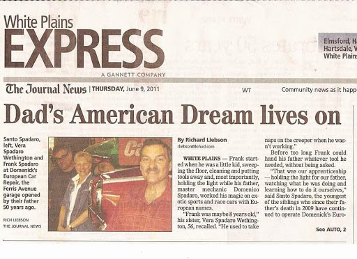 Auto Repair Shop «Dominick European Car Repair», reviews and photos, 148 Ferris Ave, White Plains, NY 10603, USA