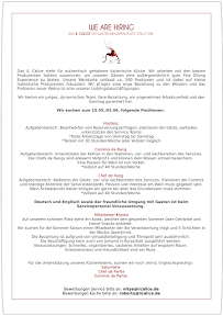 Restaurant italien Enoiteca Il Calice à Berlin (la carte)