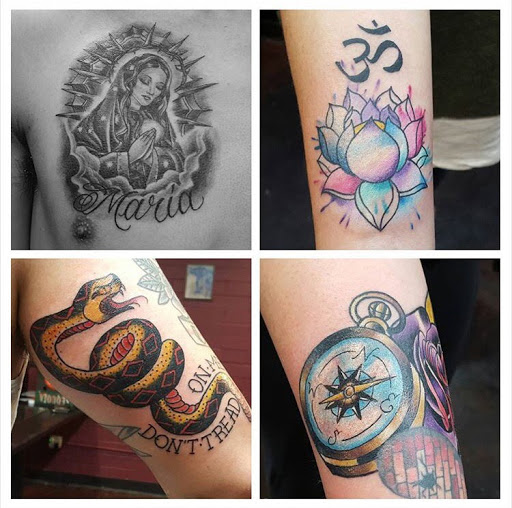 Explore krishna tattoo ideas, creative tattoo ideas in San Diego, available at Sideshow Tattoo and Piercing
