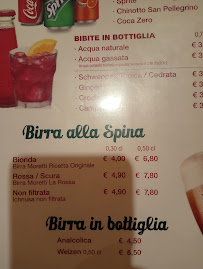 Menu / carte de Ristorante Pizzeria Palma à Val di Zoldo