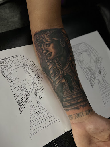 Explore lavender tattoo ideas, creative tattoo ideas in Apple Valley, available at 21st Vintage Tattoo