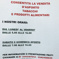 Trattoria Valtellina à Ardenno menu