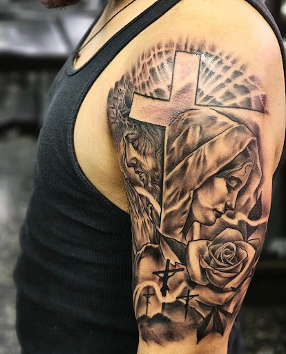 Explore witcher tattoo ideas, creative tattoo ideas in Fort Myers, available at Loyal 2 The Coil Tattoos & Piercings (Edison Mall Location Entrance F)
