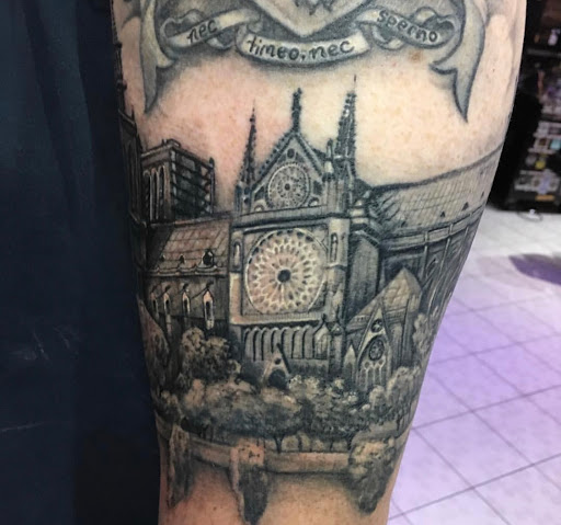 Explore cheetah print tattoos ideas, creative tattoo ideas in Bronx, available at Anarchy Tattoo Studios