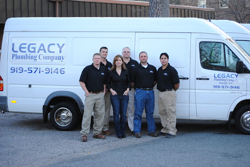Legacy Plumbing Company in Raleigh, North Carolina