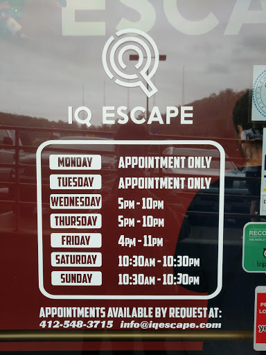 Amusement Center «IQ Escape», reviews and photos, 4780 McKnight Rd, Pittsburgh, PA 15237, USA