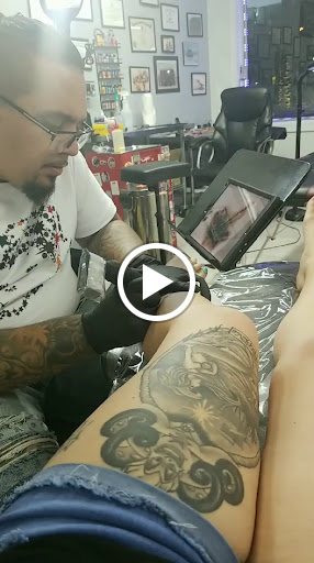 Explore japanese leg sleeve tattoo ideas, creative tattoo ideas in Daytona Beach, available at Studio 21 Tattoo & Piercings Daytona Beach