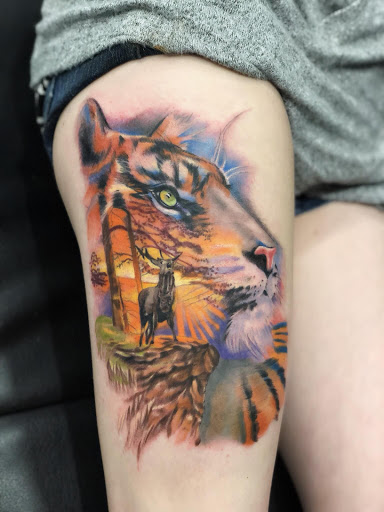 Find christmas tattoo ideas for your next unique tattoo in Waxahachie at Tattoo Guild