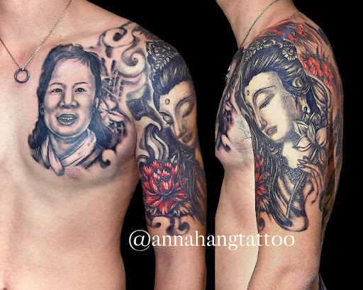 Find sakura tattoo ideas for your next unique tattoo in Garden Grove at Anna Hang Tattoo