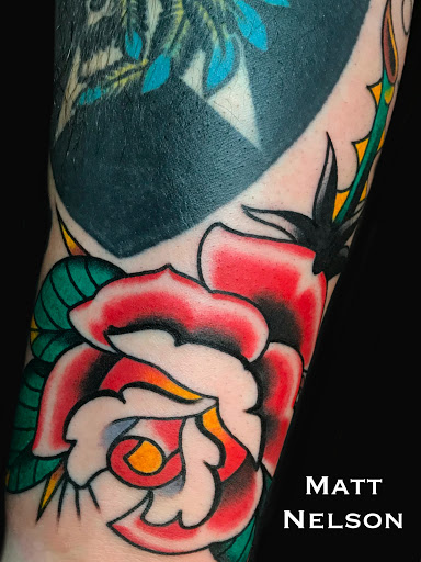 Explore tree sleeve tattoo ideas, creative tattoo ideas in Virginia Beach, available at Salt Water Tattoo