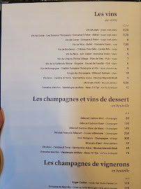 Restaurant français La maison de Marie à Nice (la carte)