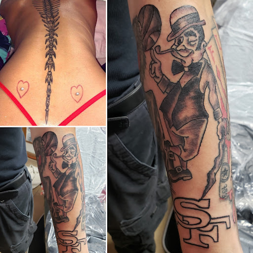 Find girl tattoos ideas for your next unique tattoo in Elko at Tom Custom Tattoos and Body Piercing Studio