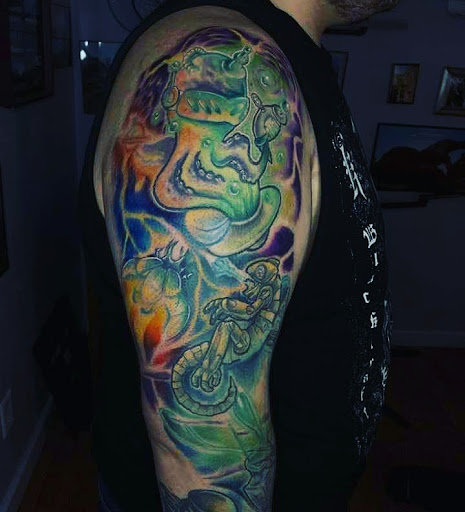 Explore arrow tattoo ideas for men, creative tattoo ideas in Fond Du Lac, available at Underground Ink