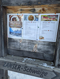 Zanser Schwaige à Funes menu