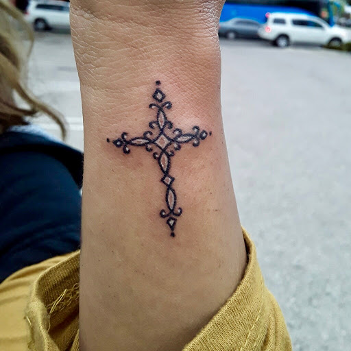 Explore cross cover up tattoo ideas, creative tattoo ideas in Oxnard, available at SoCal Ink Shop