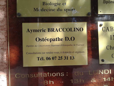 ostéopathe pennautier Aymeric Braccolino à Pennautier