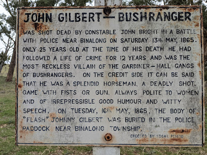 Bushranger John Gilbert's Grave (no Museum)