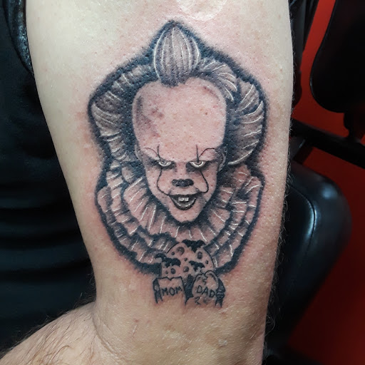 Explore wife name tattoo ideas on chest, creative tattoo ideas in Abilene, available at A Tattoo Experience by Spaz