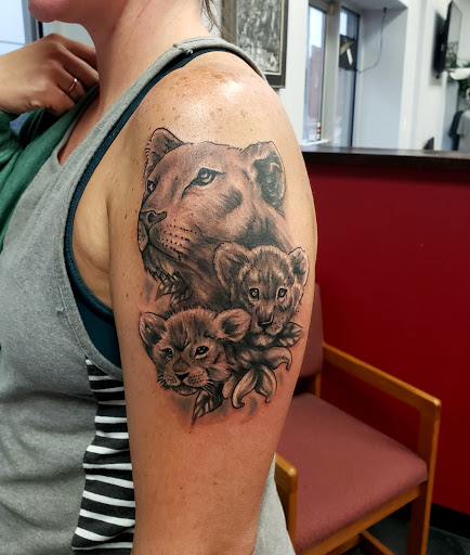 Explore bicycle tattoo ideas, creative tattoo ideas in Iowa Falls, available at BiPolar Studios