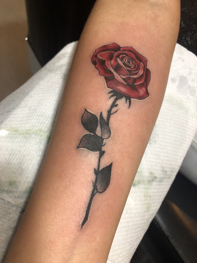 Explore religious tattoo idea, creative tattoo ideas in Copiague, available at Resurrection Tattoo & Piercing