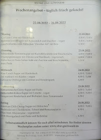 Menu du s*bar – Bistro und Suppenbar à Greifswald