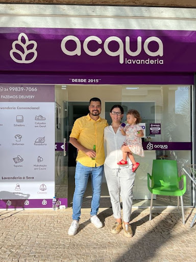 Logo da empresa - Acqua lavanderia