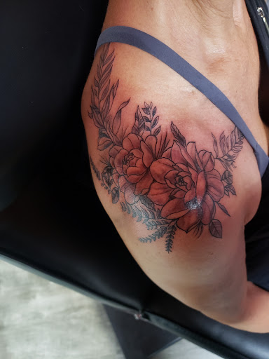 Explore hip tattoo cover up ideas, creative tattoo ideas in Linn Creek, available at Hillard Skillard Tattoos, LLC.