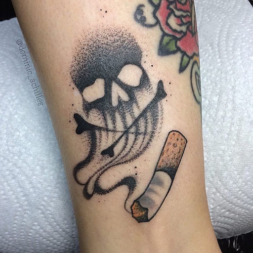 Explore chest plate tattoo ideas, creative tattoo ideas in Dalton, available at Wicked Ink Tattoos