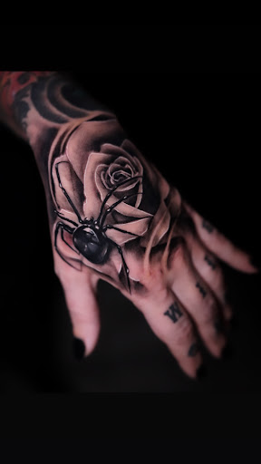 Explore black male tattoo ideas, creative tattoo ideas in Denville, available at Gypsink Tattoo