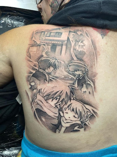 Explore japanese leg tattoo ideas, creative tattoo ideas in Valdosta, available at Ink Addiction Tattoo Studio