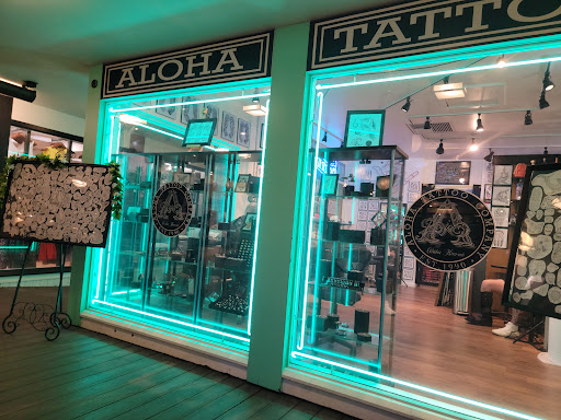 Explore leg tattoos ideas for men, creative tattoo ideas in Honolulu, available at Aloha Tattoo Waikiki Hilton Hawaiian Village Rainbow Bazaar