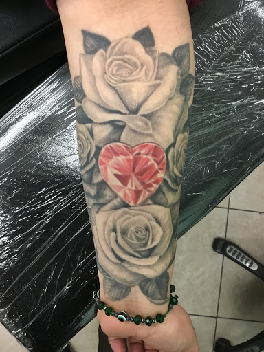 Explore sacred heart tattoo ideas, creative tattoo ideas in Bakersfield, available at Art Studio