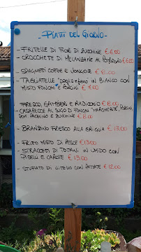 Menu / carte de Da Manuel à Aosta